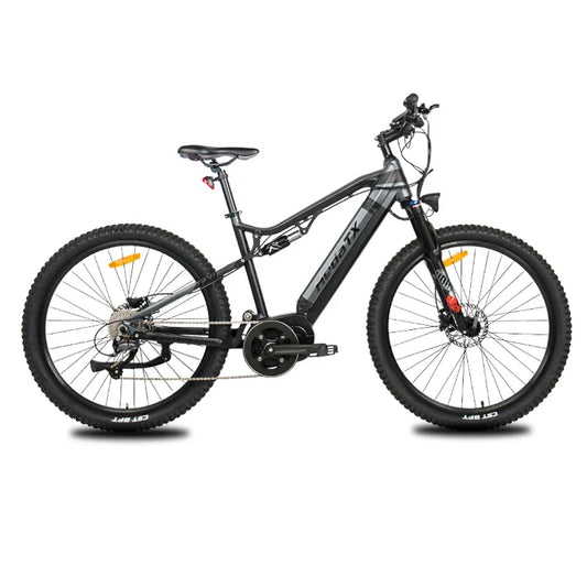 HKM-079315 27.5-Inch Full Suspension Mountain Bike with Hydraulic Disc Brakes and Lithium Battery