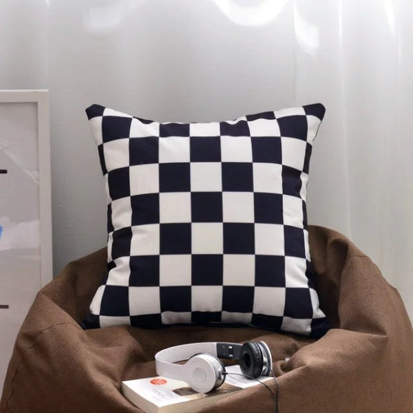 HKM-079379 Velvet Digital Print Pillowcase with Invisible Zipper - 45cm x 45cm