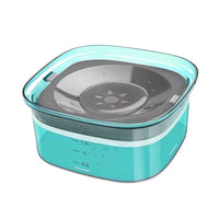 HKM-0794685 Large Capacity Spill Proof Dog Water Bowl with Slow Feeder Design and Anti-Spill Features - 2L, Multiple Colors Available