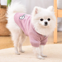 HKM-0795581 Pet Clothing for Cats and Dogs - Available in Pink, Blue, and Red, Size XS, S, M