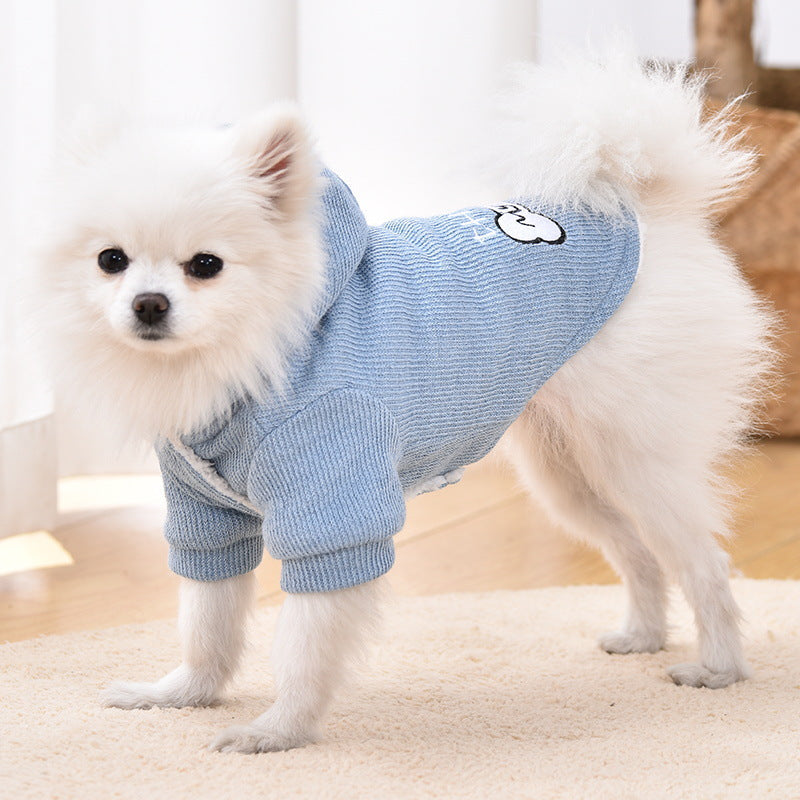 HKM-0795581 Pet Clothing for Cats and Dogs - Available in Pink, Blue, and Red, Size XS, S, M