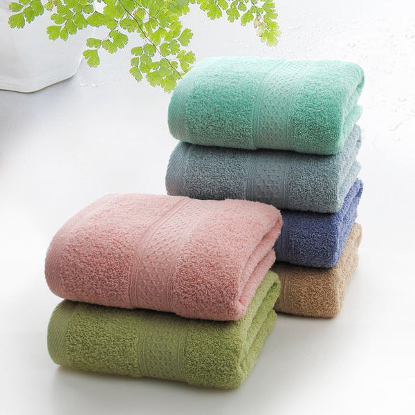 HKM-079571 Thick Cotton Bath and Beach Towel - Soft and Absorbent Design