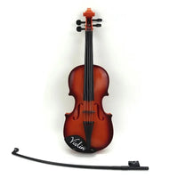HKM-079635 Electronic Plastic Violin Toy for Kids – Educational Musical Instrument, Battery Operated, Ages 2-7