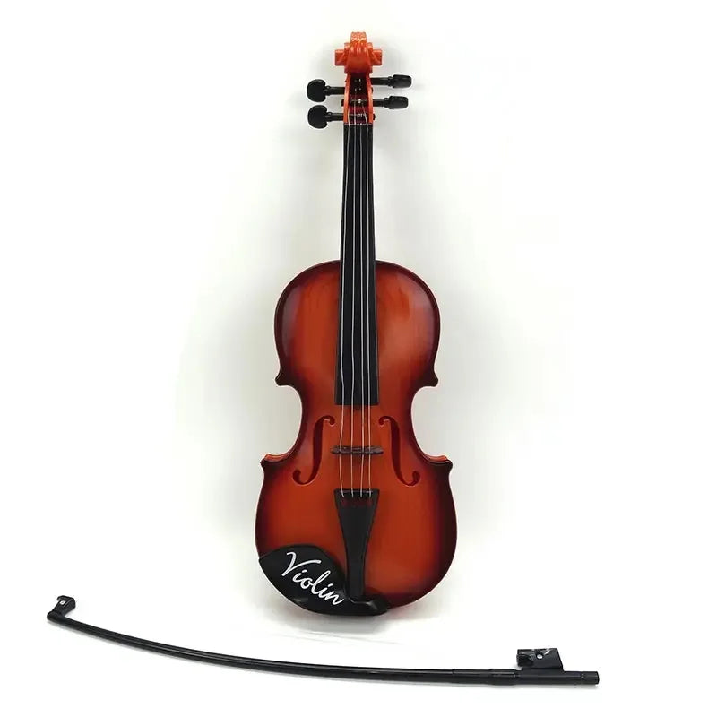 HKM-079635 Electronic Plastic Violin Toy for Kids – Educational Musical Instrument, Battery Operated, Ages 2-7