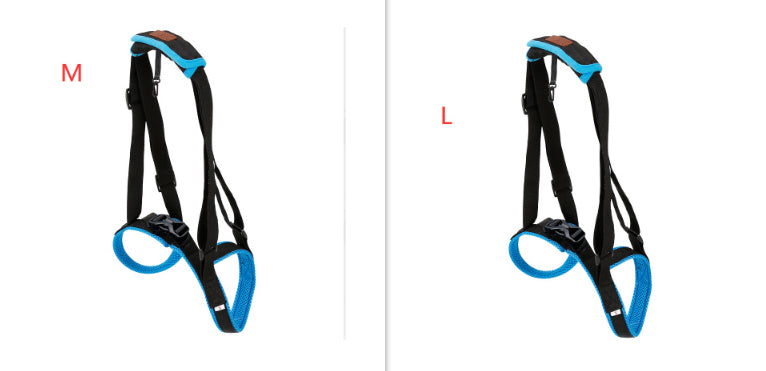 HKM-0796477 Dog Hind Leg Support Harness - Adjustable Sandwich Mesh Design, Multiple Sizes Available