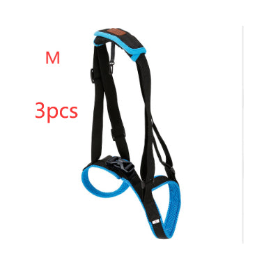 HKM-0796477 Dog Hind Leg Support Harness - Adjustable Sandwich Mesh Design, Multiple Sizes Available