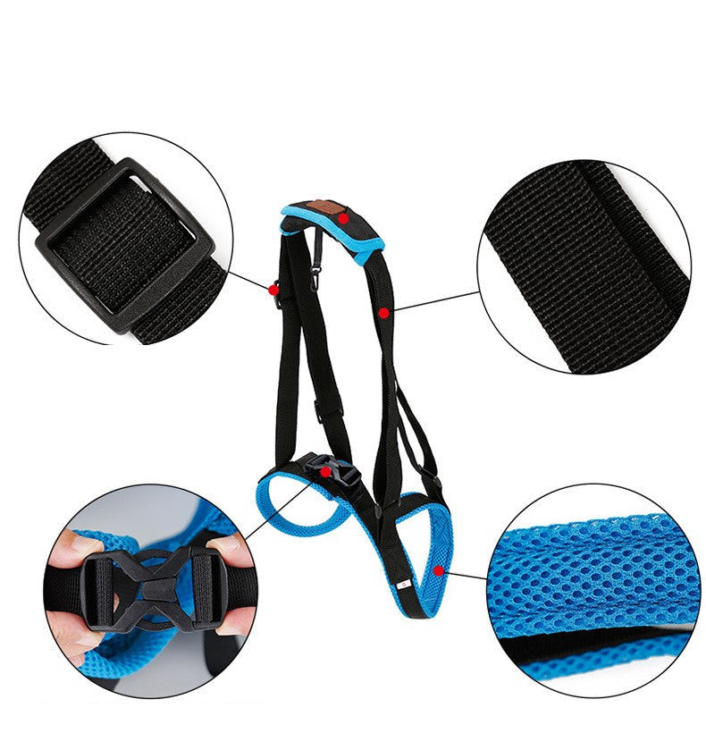 HKM-0796477 Dog Hind Leg Support Harness - Adjustable Sandwich Mesh Design, Multiple Sizes Available