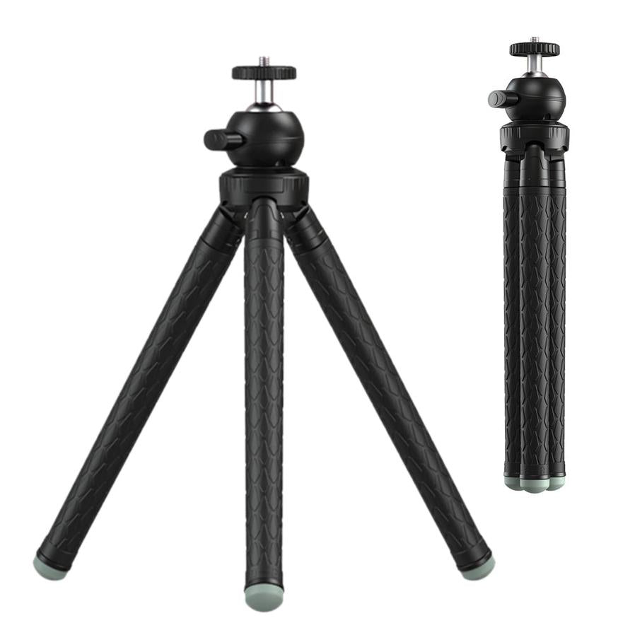 HKM-079699 Adjustable Tripod for iPhone with 7 Sections, High Elastic Rubber, 110CM Max Height, Anti-Skid Design