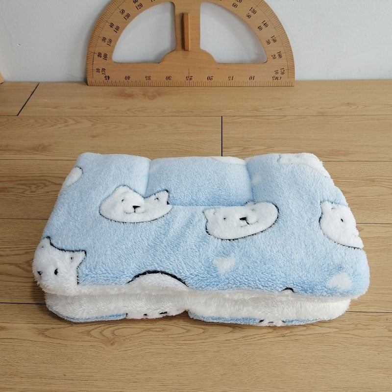 HKM-0797245 Autumn and Winter Thickened Dog Cushion Pad - Various Sizes Available