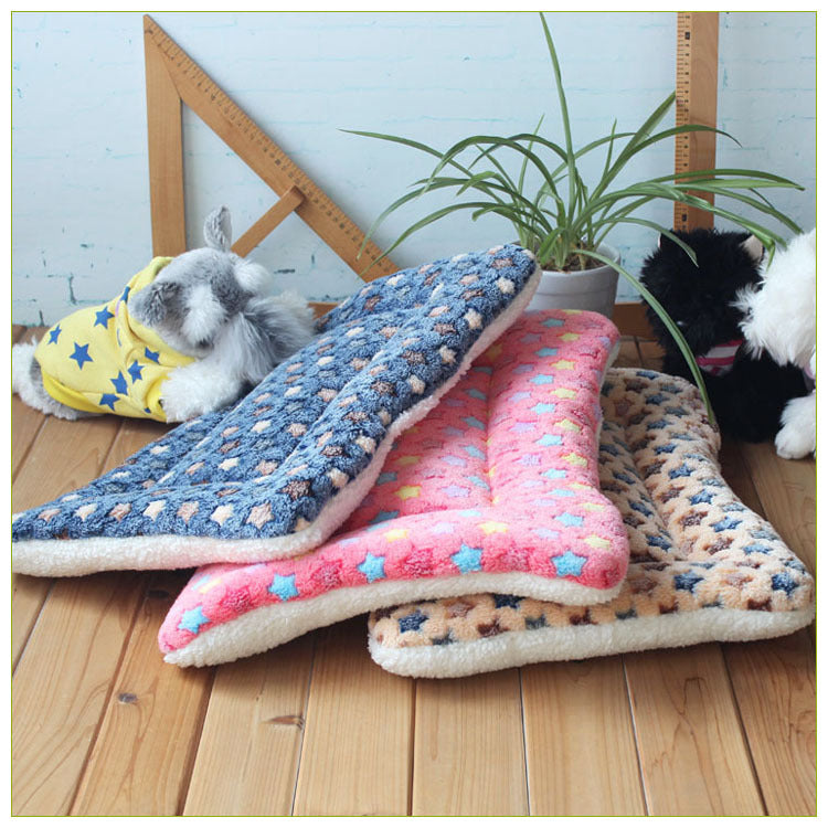 HKM-0797245 Autumn and Winter Thickened Dog Cushion Pad - Various Sizes Available