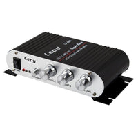 HKM-079827 15W Dual Channel HIFI Amplifier Woofer for Car & Boat - Model LP-808, RCA Connection, Aluminum Alloy