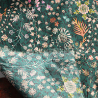 HKM-079827 Long Staple Cotton Digital Printed Fabric for Girls' Dresses - Floral & Plant Patterns, 1M x 1.45M
