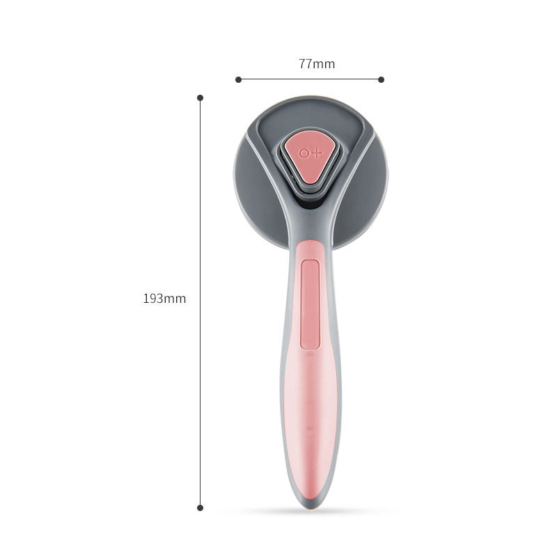 HKM-0798781 Cat and Dog Petting Massage Hair Removal Comb in Pink, Green and Gray
