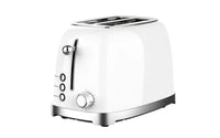 HKM-079891 Retro 2-Slice Electric Toaster with 1-6 Level Browning Control for Everyday Use