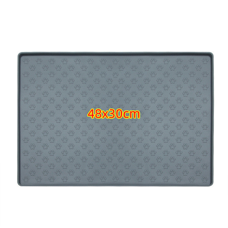 HKM-0799037 Pet Mat with Anti-Slip and Leak-Proof Design – Food-Grade Silicone, 37.5x29.5cm