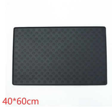 HKM-0799037 Pet Mat with Anti-Slip and Leak-Proof Design – Food-Grade Silicone, 37.5x29.5cm