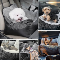 HKM-0799421 Deluxe Pet Car Dog Travel Seat - Soft Cloth, Multiple Colors, 55*50*35cm