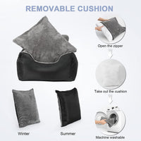 HKM-0799421 Deluxe Pet Car Dog Travel Seat - Soft Cloth, Multiple Colors, 55*50*35cm