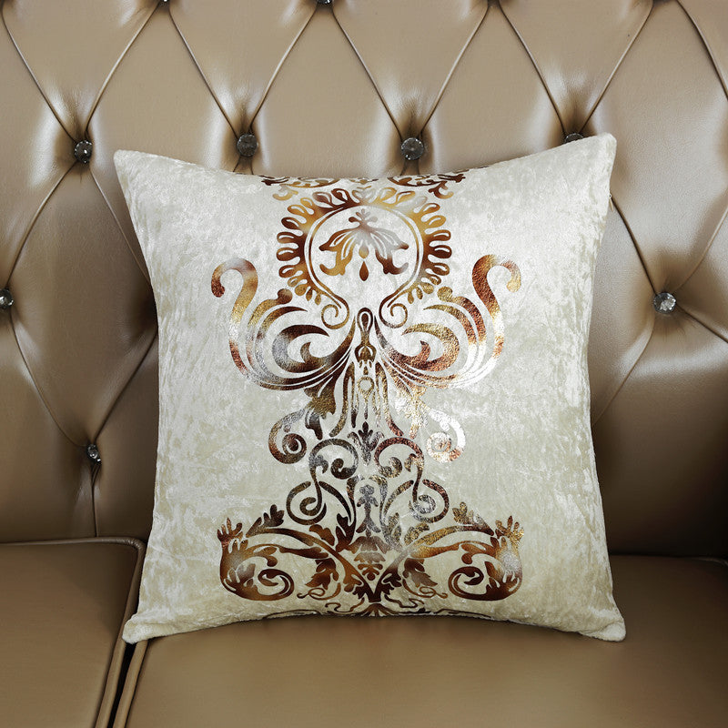 HKM-079955 Flannel European Style Cushion Cover 45x45cm