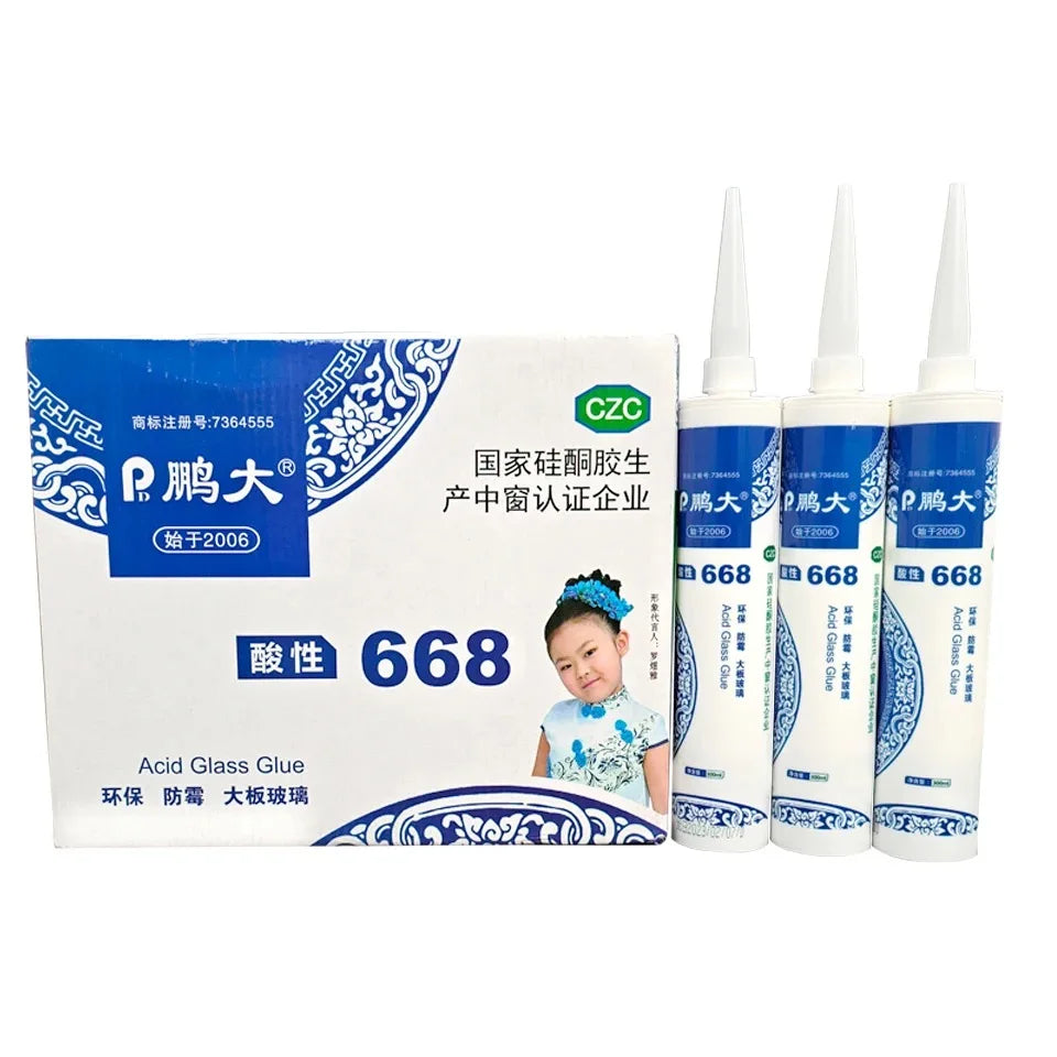 HKM-080019 General Purpose Acetic Silicone Sealant for Versatile Adhesive Applications
