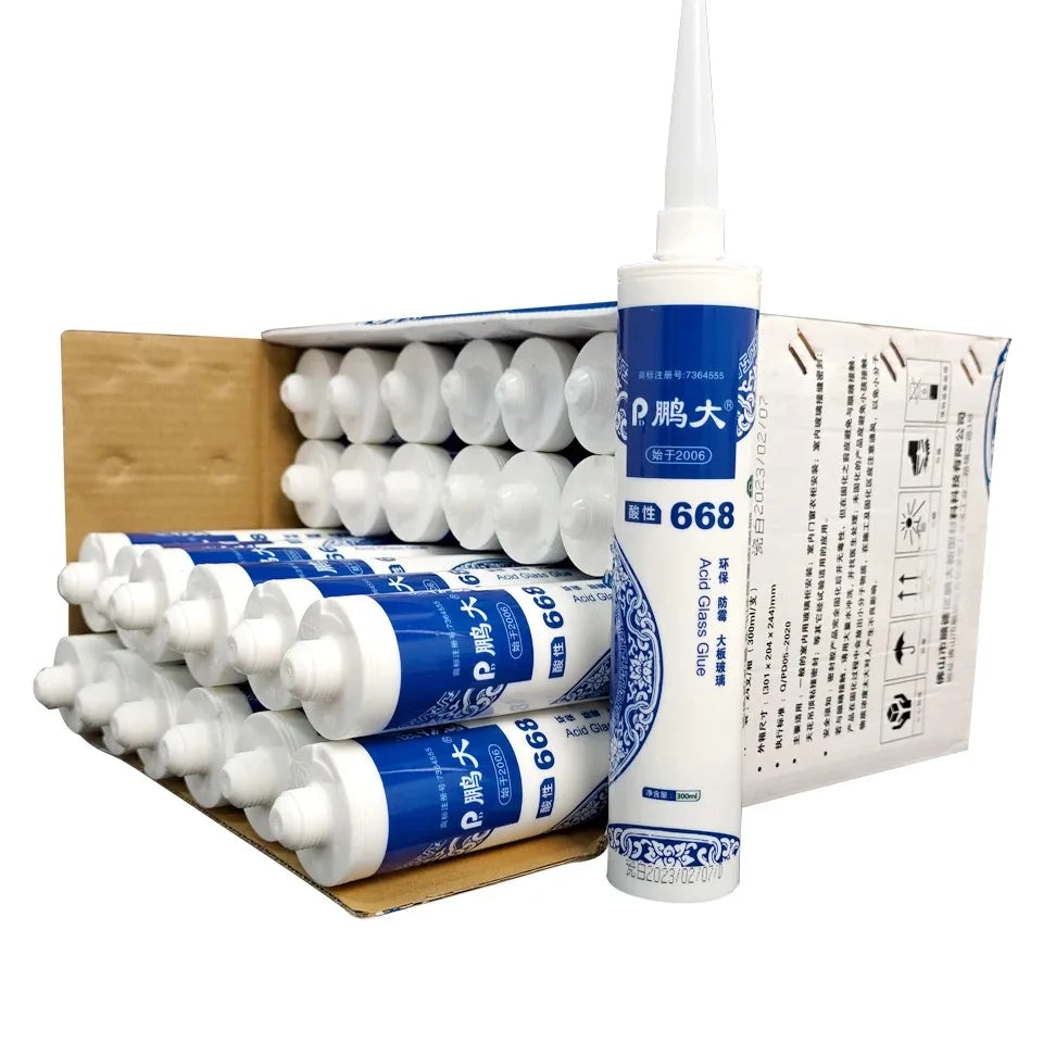 HKM-080019 General Purpose Acetic Silicone Sealant for Versatile Adhesive Applications