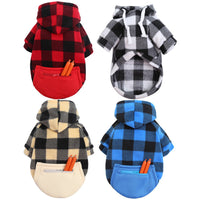 HKM-0801341 Stylish and Elegant Dog and Cat Clothing in Plaid Patterns for Small to Large Pets