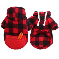 HKM-0801341 Stylish and Elegant Dog and Cat Clothing in Plaid Patterns for Small to Large Pets