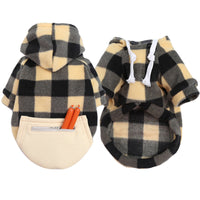 HKM-0801341 Stylish and Elegant Dog and Cat Clothing in Plaid Patterns for Small to Large Pets