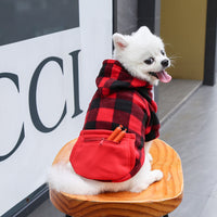 HKM-0801341 Stylish and Elegant Dog and Cat Clothing in Plaid Patterns for Small to Large Pets