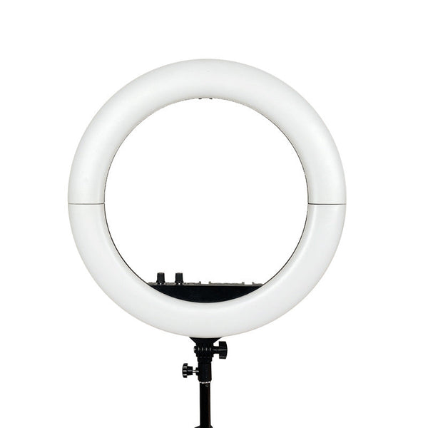 HKM-080211 18-inch Folding Fill Light for Beauty, Makeup, and Live Streaming with Remote Control and Adjustable Color Temperature