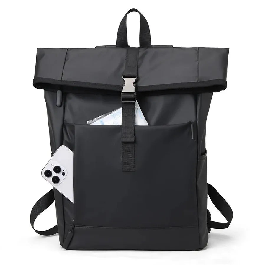 HKM-080211 Waterproof Roll-Up Oxford Backpack with Large Capacity for Short-Distance Travel
