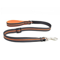 HKM-0802749 Nylon Assisted Retractable Dog Leash - Adjustable Length - Multiple Colors Available
