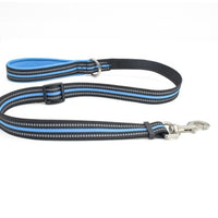 HKM-0802749 Nylon Assisted Retractable Dog Leash - Adjustable Length - Multiple Colors Available