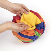 HKM-0803773 Eco-Friendly Polar Fleece Snuffle Ball Mat for Dogs and Cats - Interactive Foraging Puzzle Toy