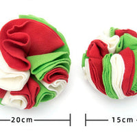 HKM-0803773 Eco-Friendly Polar Fleece Snuffle Ball Mat for Dogs and Cats - Interactive Foraging Puzzle Toy