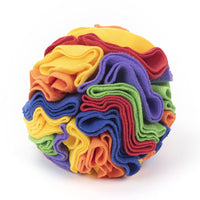 HKM-0803773 Eco-Friendly Polar Fleece Snuffle Ball Mat for Dogs and Cats - Interactive Foraging Puzzle Toy