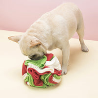 HKM-0803773 Eco-Friendly Polar Fleece Snuffle Ball Mat for Dogs and Cats - Interactive Foraging Puzzle Toy