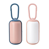 HKM-0805181 Portable Pet Waste Bag Dispenser - Mini ABS Garbage Holder for Dogs and Cats