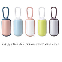 HKM-0805181 Portable Pet Waste Bag Dispenser - Mini ABS Garbage Holder for Dogs and Cats