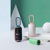 HKM-0805181 Portable Pet Waste Bag Dispenser - Mini ABS Garbage Holder for Dogs and Cats