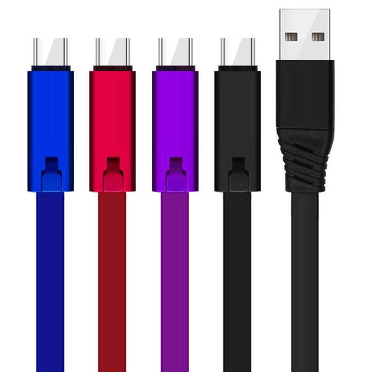 HKM-080531 Universal Type-C Mobile Phone Charging Cable - Fast Charge in Multiple Colors