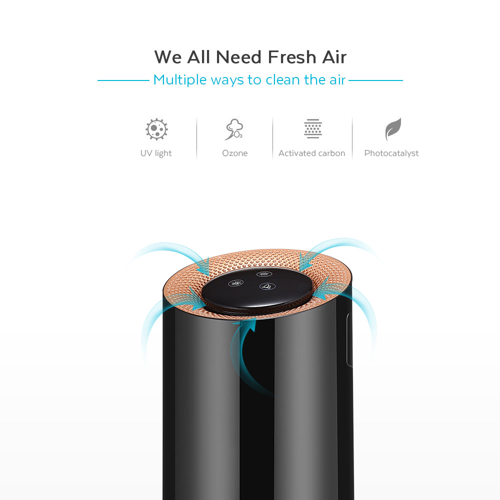 HKM-080659 Household Air Purifier with Carbon Dioxide Reduction and Mosquito Trap Function