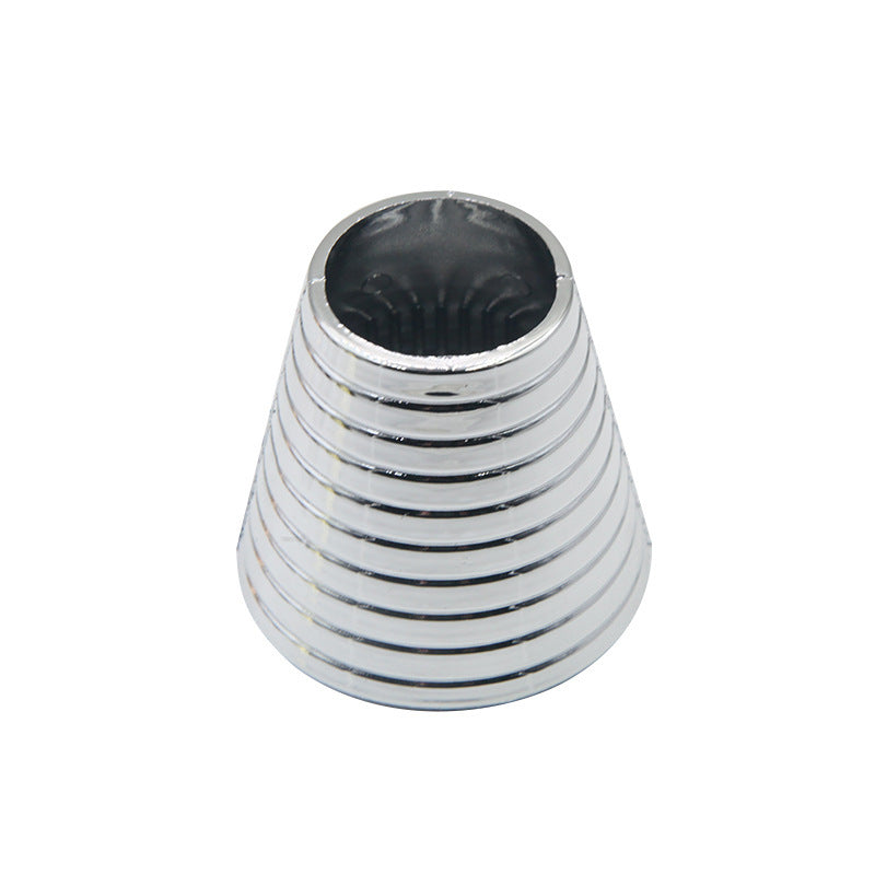 HKM-080723 Toothy Imitation Metal Large Ponytail Hair Tie - ABS Plastic, 4 Color Options, Stylish Design
