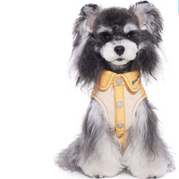 HKM-0807485 Casual Yellow Pet Clothing for Small Dogs - Bichon, Yorkshire, Schnauzer Sizes XXS to XXL
