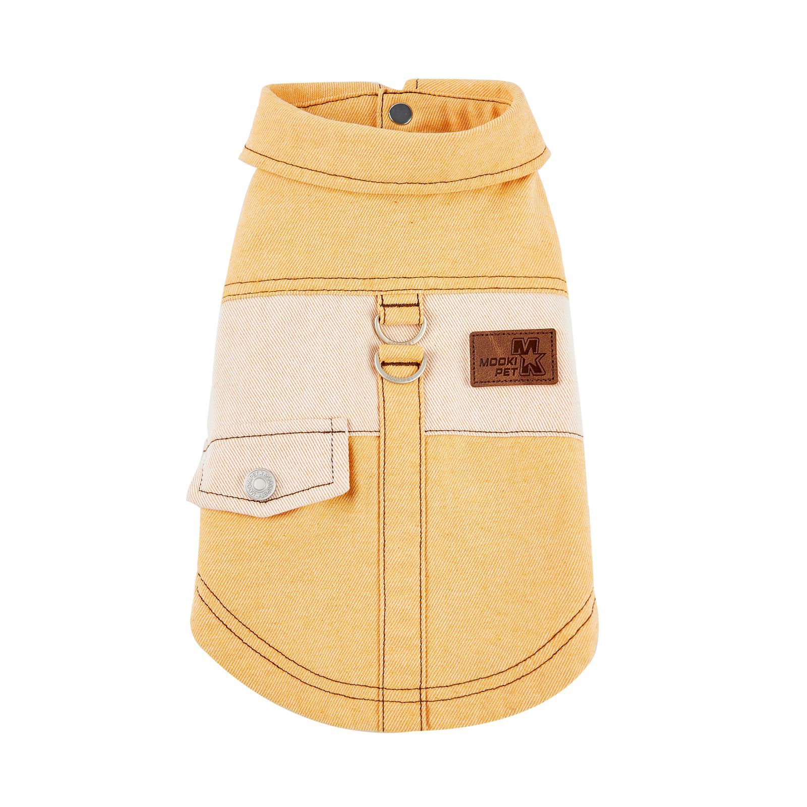HKM-0807485 Casual Yellow Pet Clothing for Small Dogs - Bichon, Yorkshire, Schnauzer Sizes XXS to XXL