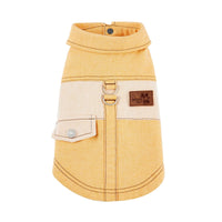 HKM-0807485 Casual Yellow Pet Clothing for Small Dogs - Bichon, Yorkshire, Schnauzer Sizes XXS to XXL