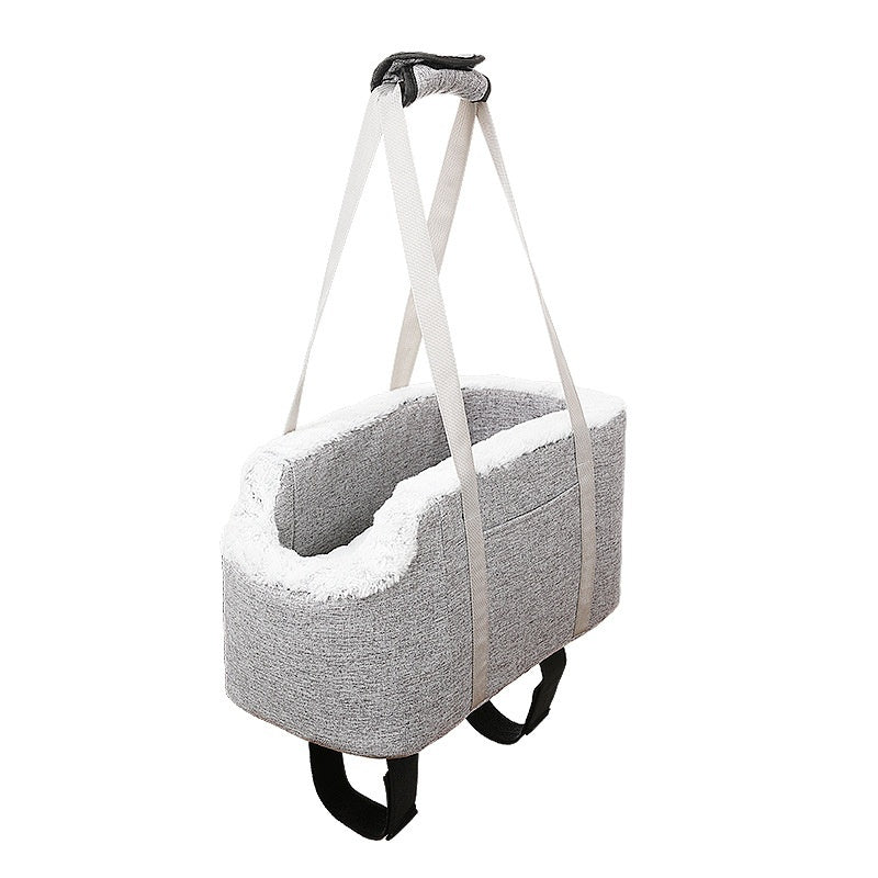 HKM-0807741 Universal Outdoor Travel Dog and Cat Kennel in Gray