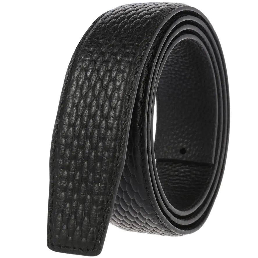 HKM-080851 Reversible Cowhide Leather Business Belt for Men