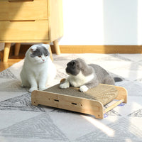 HKM-0808893 Vertical Cat Scratcher with Suction Cup, Durable Corrugated Paper Sofa Protector
