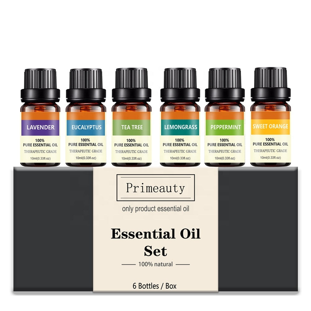 HKM-080979 Essential Oil Aromatherapy Diffuser Humidifier - Lavender, Rose, Sandalwood Blend, 10ml Liquid Set